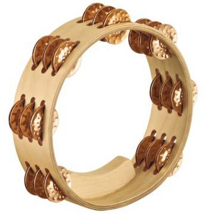 Meinl Percussion Artisan Edition Compact Tambourine, Brass Jingles