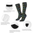thumbnail image 3 of Sikiie Off-Road Vehicle Knee Socks, High Socks Long Stretchy Sock Women Knee High Stocking, Long Socks for Women, 3 of 6