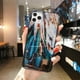 thumbnail image 1 of Funda de teléfono de lámina dorada de lujo para iPhone 11 12 13 14 mini Pro Max XS X XR 7 8 SE 2020, funda a prueba de golpes con hojas de árbol Tan Jianjun unisex, 1 of 2