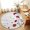 White, variant on Round Area Rugs 4Ft, Red Poppy Flowers Non-Slip Washable Circle Rugs Carpet, Spring Modern Abstract Floral Rustic Indoor Outdoor Rug Floor Mats Throw Runner for Bedroom Living Room Bathroom