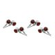 thumbnail image 1 of 8 luces de señal de giro cromadas para motocicleta, bombilla LED para motor Cafe Racer, 1 of 5