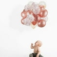 thumbnail image 4 of Rose Gold Balloons For Any Occasion, Non-Toxic Eco-Friendly Latex, Easy Inflate Helium Air, Release Confetti Fun Post-Party, 4 of 5