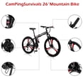 thumbnail image 5 of Ktaxon 26" Foldable Mountain Bike, Shimano 21 Speed, Front Rear Full Shock Absorption, Disc Brake Adult Bicycle, 5 of 8