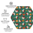 thumbnail image 4 of Pofeuu Turkey And Thanksgiving1 Print Leather Coasters Set of 6, Round Cups Mugs Mat Pad for Home Kitchen Heat Resistant Drink Coasters,Hexagon, 4 of 7