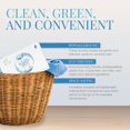 thumbnail image 4 of Eco Laundry Detergent Sheets - 30 Sheet (60 Loads) Natural Zero Plastic Laundry Sheets with Powerful Cleaning Power - Travel Essentials, Quick-Dissolving & Mess-Free (Fresh Linen), 4 of 5
