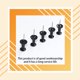 thumbnail image 3 of Billuyoard Pin de de 100 Uds., herramienta de Hardware negro, tachuelas, mapa, tablón de anuncios de fotos de seguridad, dispositivos de Type3 NO3, 3 of 6