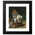 thumbnail image 2 of Louis Marie De Schryver 15x18 Black Modern Framed Museum Art Print Titled - Bath Day, 2 of 5