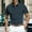 Dark Gray, variant on Wancir Mens Shirts Clearance Sale Men's Summer Mesh Ice Silk Short Sleeved Collar Solid Color Shirt Short Sleeved Shirt