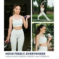 thumbnail image 3 of Nirlon Y Back Adjustable Sports Bras For Women - Nirlux Camisole Sports Bra, Stretchy Womens Tops Soft Workout Tops For Women (White, 4), 3 of 6
