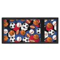 thumbnail image 4 of Chririnla Mixed Sport Ball Trifold Card Wallet, Lightweight Polyester Foldable Toddler Wallet for Outdoor and Daily Travel Use, 4 of 6