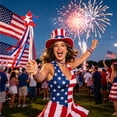 thumbnail image 4 of PEIBang Patriotic Streamer Wand,4th of July Star Fairy Wand,Independence Day Star Pick for Memorial Day Patriotic Party Supplies, 4 of 6