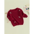 thumbnail image 3 of Meihuid Infant Baby Autumn Sweater, Bee Long Sleeve Round Neck Pullover, 3 of 9