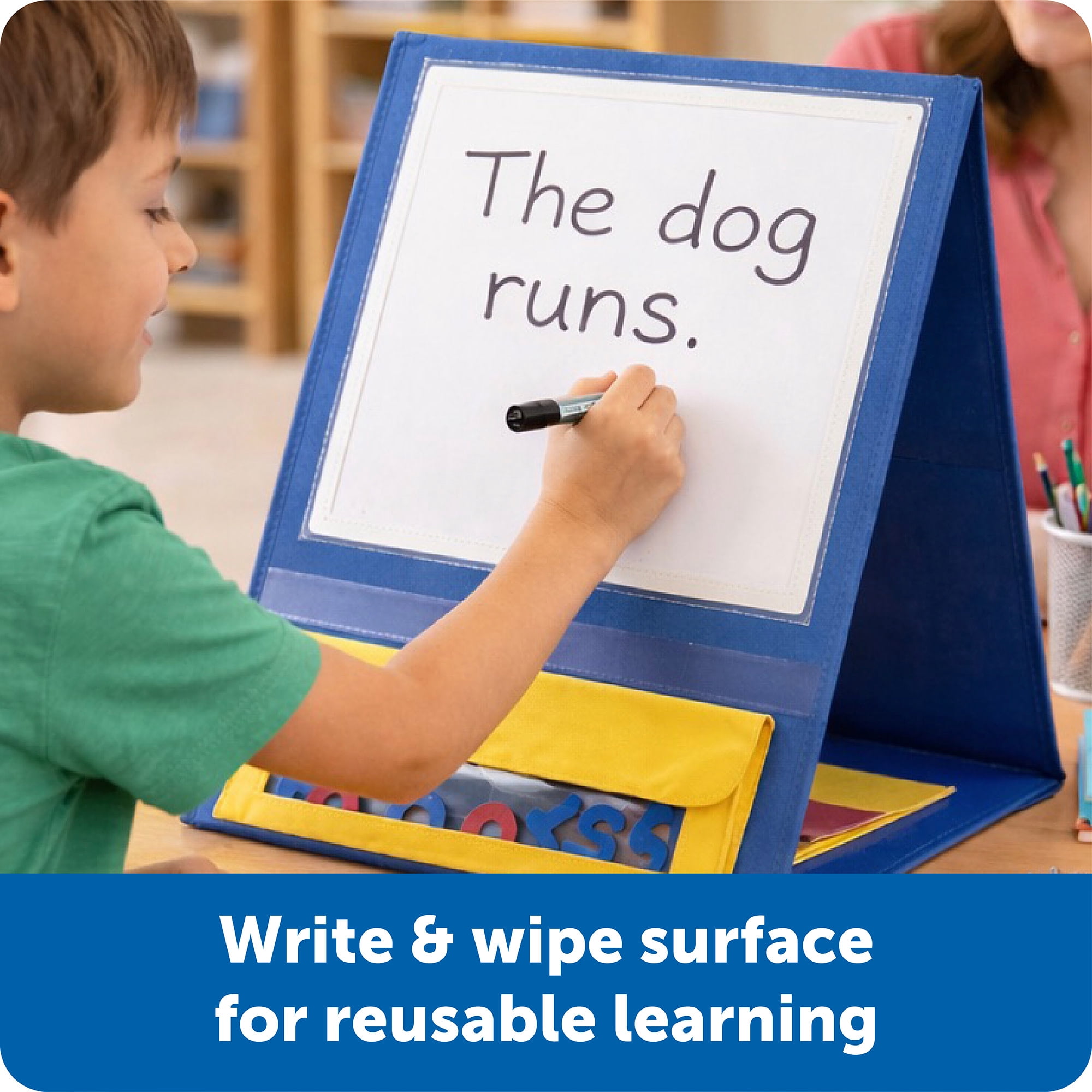 Learning Resources Magnetic Tabletop Pocket Chart, Classroom Supplies, Ages 3+