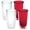 Clear and Red, variant on Tervis  Clear & Colorful Tabletop Made in USA Double Walled  Insulated Tumbler Travel Cup Keeps Drinks Cold & Hot, 16oz - 4pk, Red