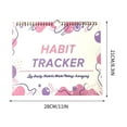 thumbnail image 3 of Holloyiver Habit Tracker Calendar, Motivational Habit Tracking Journal Inspirational Goal Planner with Spiral Binding Beautiful Weekly Undated 12Month Journal 11x8.3 Inch, 3 of 6