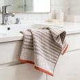 thumbnail image 5 of Apmemiss Clearance Striped Textile Face Towel Solid Color 30 x 14 Inches Adult Home Everyday Item, 5 of 5