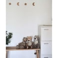 thumbnail image 5 of Perchero de pared para niños, ganchos de madera para colgar en la pared, para colgar bolsos, toallas y abrigos, decoración escandinava, diseño moderno (luna, juego de 2), 5 of 5