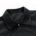 thumbnail image 5 of kamemir Jackets for Men Men's Corduroy Button Down Shirts Casual Long Sleeve Shacket Jacket with Flap Pockets(Black,XL), 5 of 6
