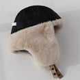 thumbnail image 4 of Winter Hats for Men Women Fleece Sherpa Lined Hat with Earflap Boys Girls Windproof Thermal Warm Cap for Outdoor Hunting Ski Snow, 4 of 5