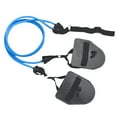 thumbnail image 1 of Swimming Arm Strength Trainer Plastic Material TPE Resistance Rope 1.85m Length with Hand Paddles for Women Men Kids Dryland Swim Training, 1 of 4