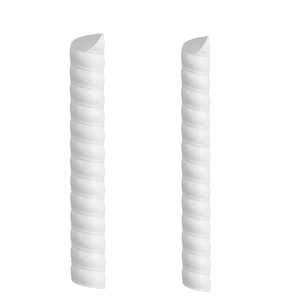 Protector de plástico para árboles - Diseño en espiral para árboles jóvenes contra cortacéspedes de ciervos