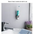 thumbnail image 3 of tssuouriy Holder Bracket Simple No Drilling Hanging Rack Convenient Long-Lasting Universal Stable Glass Mirror Tile Bathroom, 3 of 6