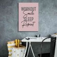 thumbnail image 4 of Epic Graffiti 'Workout, Smile, Sleep, Repeat' by Lux + Me Designs, Giclee Canvas Wall Art, 18"x26", 4 of 6