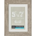 thumbnail image 4 of 5" x 7" Gray Belmont Picture Frame with 4" x 6" Mat by Studio Décor - Pre-attached Hanging Hardware, Horizontal or Vertical Display - MDF, Bulk 8 Pack, 4 of 6