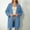 New-Light Blue, variant on PNTUTB Women's Longline Knit Cardigan Solid Color Long Sleeve Coat Casual Loose Comfort Fall Winter Trendy Versatile Outwear