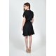 thumbnail image 3 of Vestido camisero con cintura elastica Roman Fashion /Juvenil, 24703 (Negro) negro CH, 3 of 4