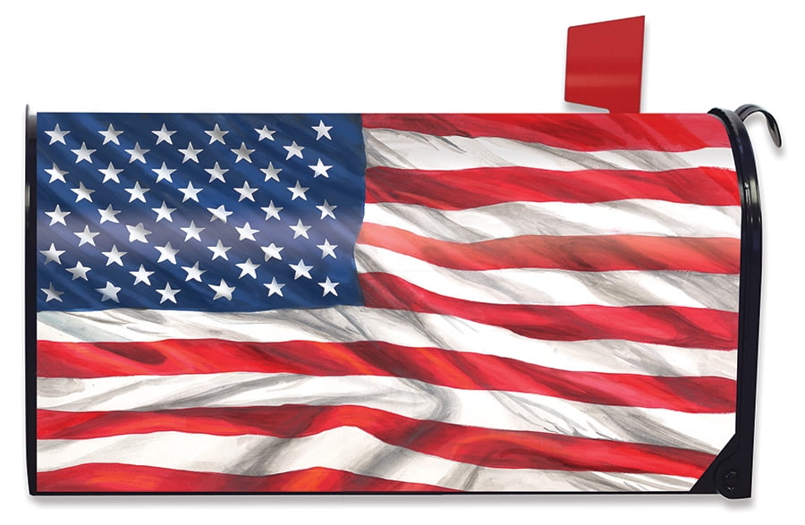 Evergreen Garden American Flag USA Door Magnetic Screen Savers Land Of The Free 