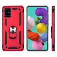 thumbnail image 2 of Xpm Case for Samsung Galaxy A52 5G /4G Military Grade Heavy Duty Armor Hybrid with Rotating Metal Ring Kickstand Finger Loop Stand Cover for Galaxy A52 - Red, 2 of 8