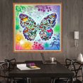 thumbnail image 3 of Cuadros Decorativos 5D bricolaje completo taladro diamante pintura mariposa bordado mosaico Kit dormitorio decoración Likrtyny embutido en tela, 3 of 8
