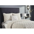 thumbnail image 4 of Better Trends 4 Piece Chenille Bedspread Set for King Bedspread 100% Cotton Lightweight Bedspread for All Season Charleston Collection (Ivory), 4 of 6