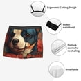 thumbnail image 3 of Susaid Vintage Colorful Flower French Bulldog Print Men's Mesh Boxer Briefs Cooling Breathable Sports Underwear Wide Waistband Boxer Briefs W/Fly-X-Large, 3 of 5