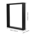 thumbnail image 2 of OULII 1Pc Pressed Flowers Frame Black Glass Display Specimens For Friends, 2 of 8