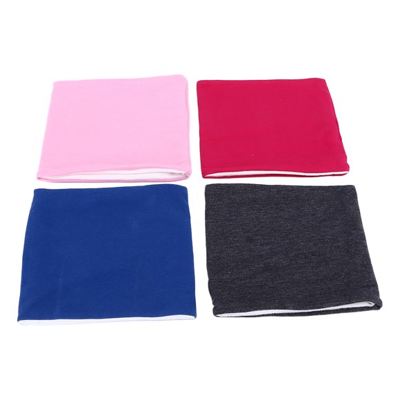 Polaina de cuello de algodón, 4 piezas Polaina de cuello para niños Polaina cálida para cuello de niños Diseño exquisito