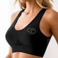 thumbnail image 2 of XFeng Women Floral Lace Wireless Bra, Adjustable Thin Straps Seamless Comfort Push Up Bralette, 2 of 5
