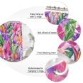 thumbnail image 3 of Watercolor Wildflowers Bathroom Shower Curtains with 12 Hooks Polyester Waterproof Shower Curtain for Stalls and Bathtubs Summer Botanical Tropical Plants Decorative Bathroom Curtain 54x78 Inches, 3 of 9