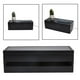thumbnail image 2 of Caja organizadora de cables, soporte para almacenamiento de cables para escritorio, concentrador USB y más Negro, 2 of 9
