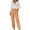 Orange, variant on ibuvkizy Two Piece Sets for Women Fall,Women's Printed Long Sleeved Shirt with Elastic Waistband and Pocket Pants Set Orange,S