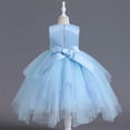 thumbnail image 5 of Otqutp Toddler Girls Bodysuits Little Girls Beaded Sequin Lace Bow Tutu Dress Princess Dress Party Wedding Prom Outfits, 5 of 5
