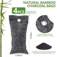thumbnail image 2 of 4 Pack Activated Charcoal Odor Absorber, Air Purifying Bags Odor Eliminator Air Freshener Deodorizer for Shoe, Closet, Car, Basement, 2 of 4