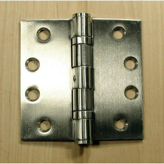 Stainless Steel Ball Bearing Hinges Commercial Hinge - 4" x 4" Square Corner - Sold in Pairs