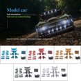 thumbnail image 1 of Baohd Metal Front Rear Shock Absorber Set Upper Lower 1:28 Car Modification Spare Parts Accessories Replacement for Wltoys K999 P939 Type 4, 1 of 8