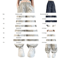 thumbnail image 3 of Generic Girls Baggy Sweatpants Wide Leg Cargo Pants Kid Joggers Casual Sweatpants with Multi-Pocket Streetwear Lightweight Sportswear, 3 of 6