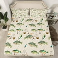 thumbnail image 2 of Manfei Fishing And Hunting Twin Sheet Sets,Bass Big Fish Twin Fitted Sheet,Animals Marine Life Flat Sheet For Teens Boys,Breathable Home Decor,3 Pieces, 2 of 7