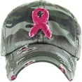 thumbnail image 2 of Pink Ribbon Vintage Ballcap, 2 of 5
