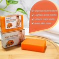 thumbnail image 2 of El jabón de papaya con ácido kójico limpia y suaviza profundamente la cutícula, desvanece la melanina y el acné, ilumina el tono de la piel, 2 of 4