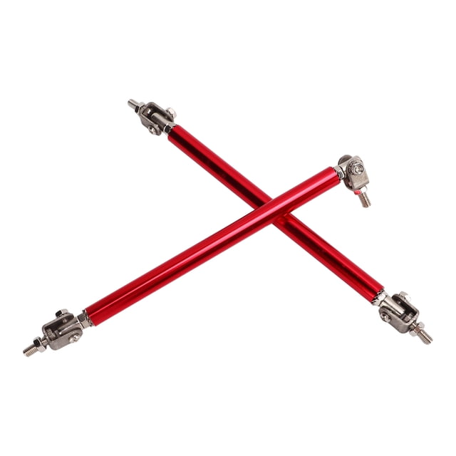 Varillas de Soporte Divisor, 2 Piezas Varilla Difusora de Labio de Parachoques Barra de TraccioN de Amarre de Soporte Divisor de Acero Estible Inexidable de 15 CM